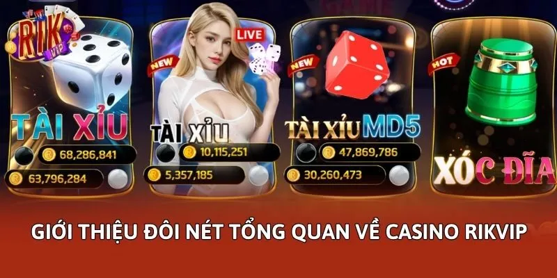Giới thiệu đôi nét tổng quan về casino Rikvip