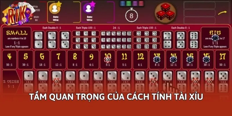 Tầm quan trọng của cách tính Tài Xỉu